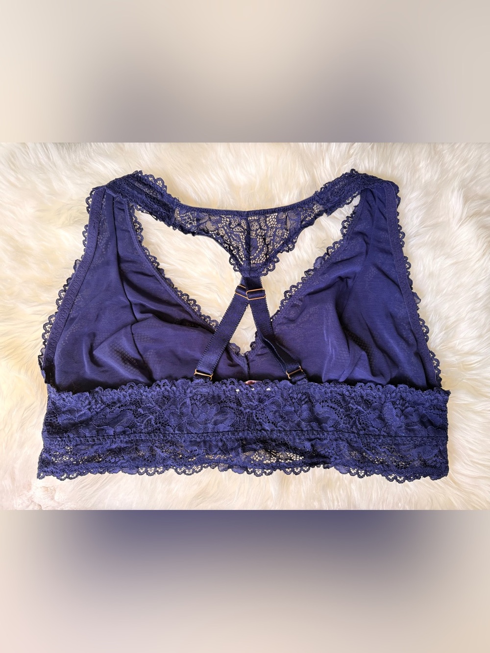 Lace Racerback Bralette - Picture 2 of 6